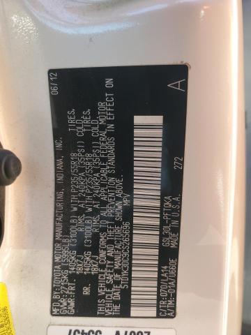 2012 TOYOTA SIENNA XLE - 5TDYK3DC9CS265696