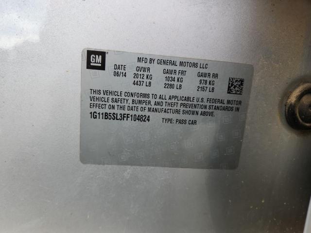 2015 CHEVROLET MALIBU LS #3297919811