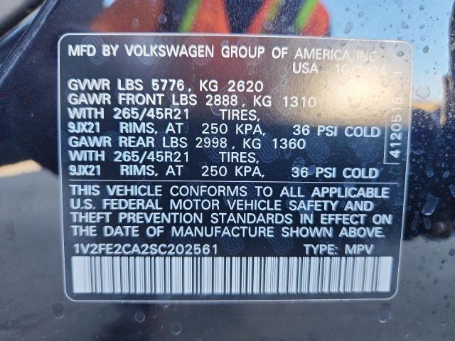 2025 VOLKSWAGEN ATLAS CROS #3302152146