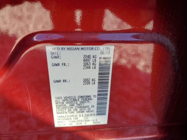 2018 NISSAN LEAF #3305552101
