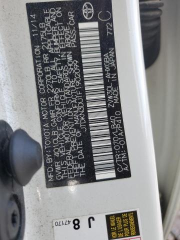 2015 TOYOTA PRIUS - JTDKN3DU1F1902099