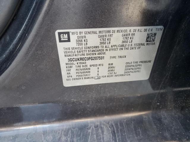 2015 CHEVROLET SILVERADO #3292763817