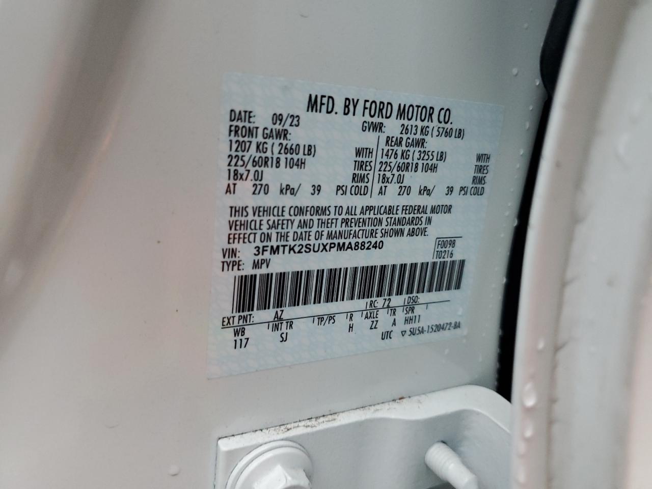 FORD MUSTANG CALIFORNIA ROUTE 1