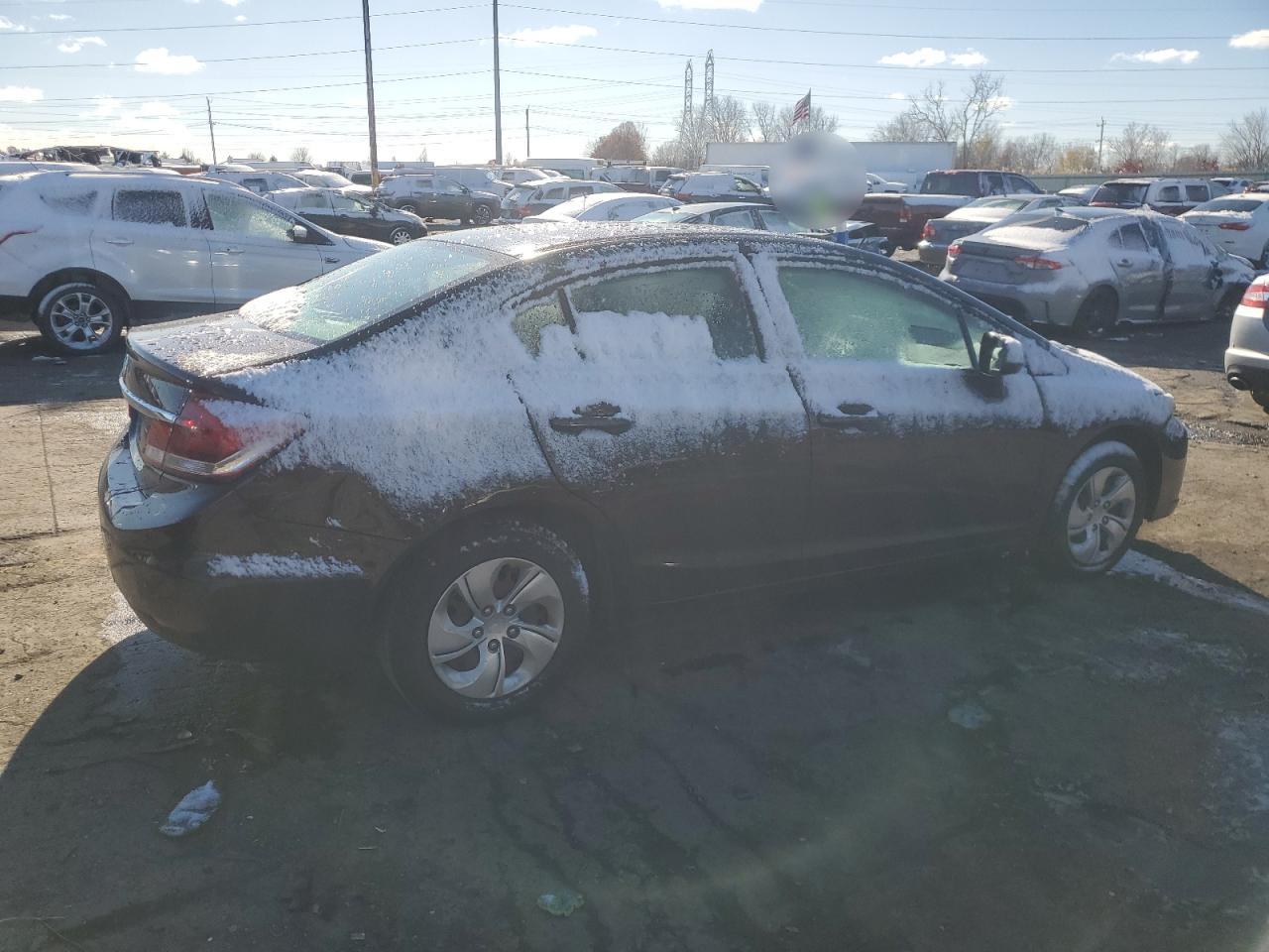 Lot #3317734104 2013 HONDA CIVIC LX