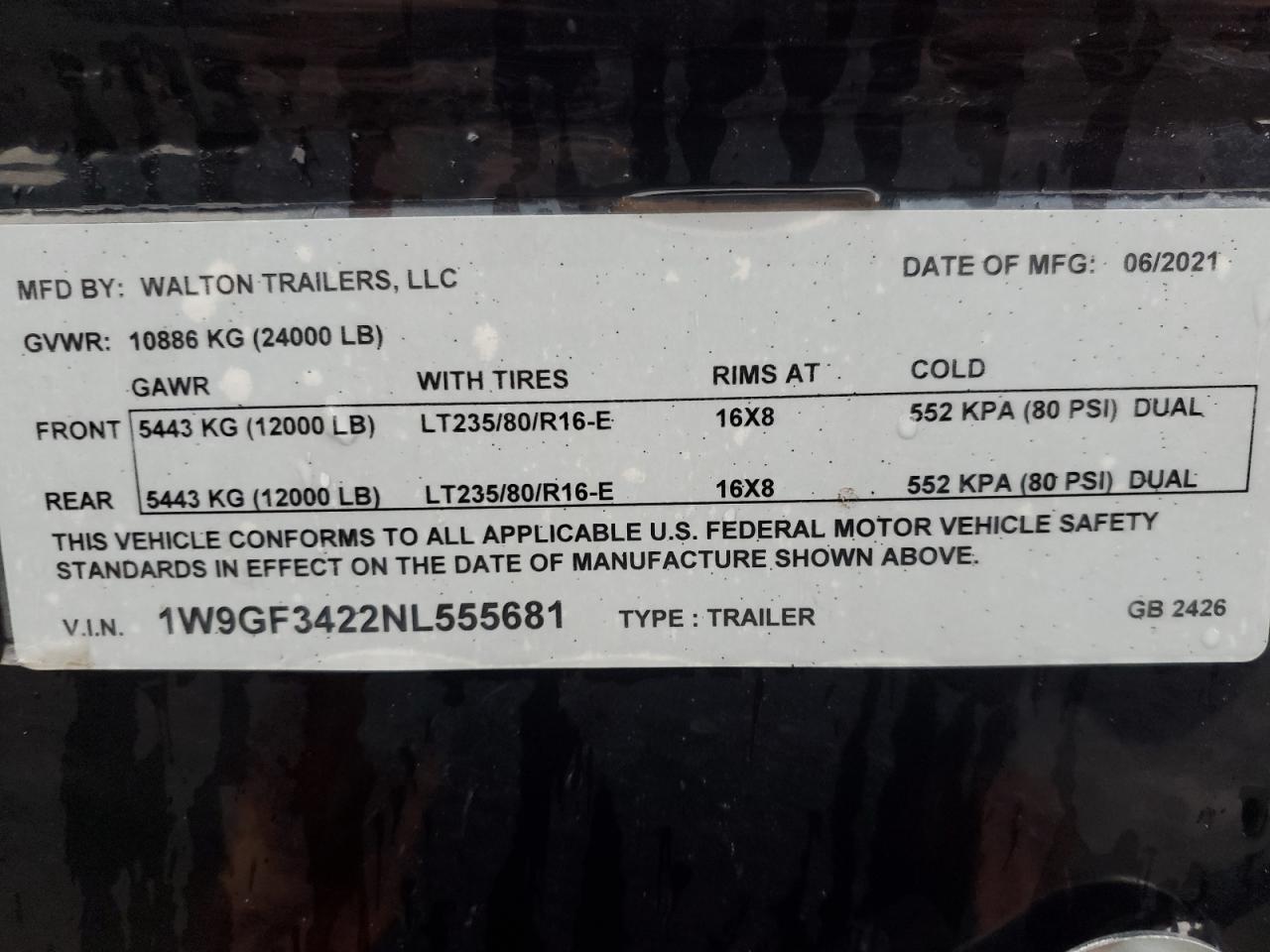 Lot #3281775892 2022 WTHE UNKNOWN