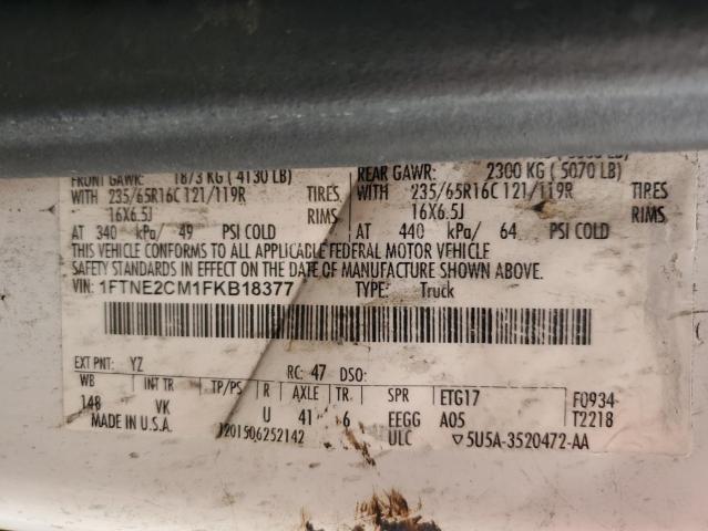 2015 FORD TRANSIT #3286502175