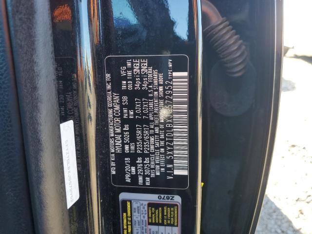 2018 HYUNDAI SANTA FE S - 5XYZTDLBXJG572952