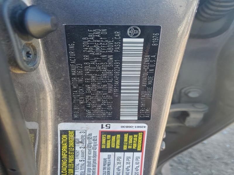 2023 TOYOTA CAMRY LE #3294402522