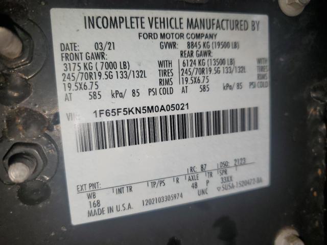 2021 FORD F59 #3312149106
