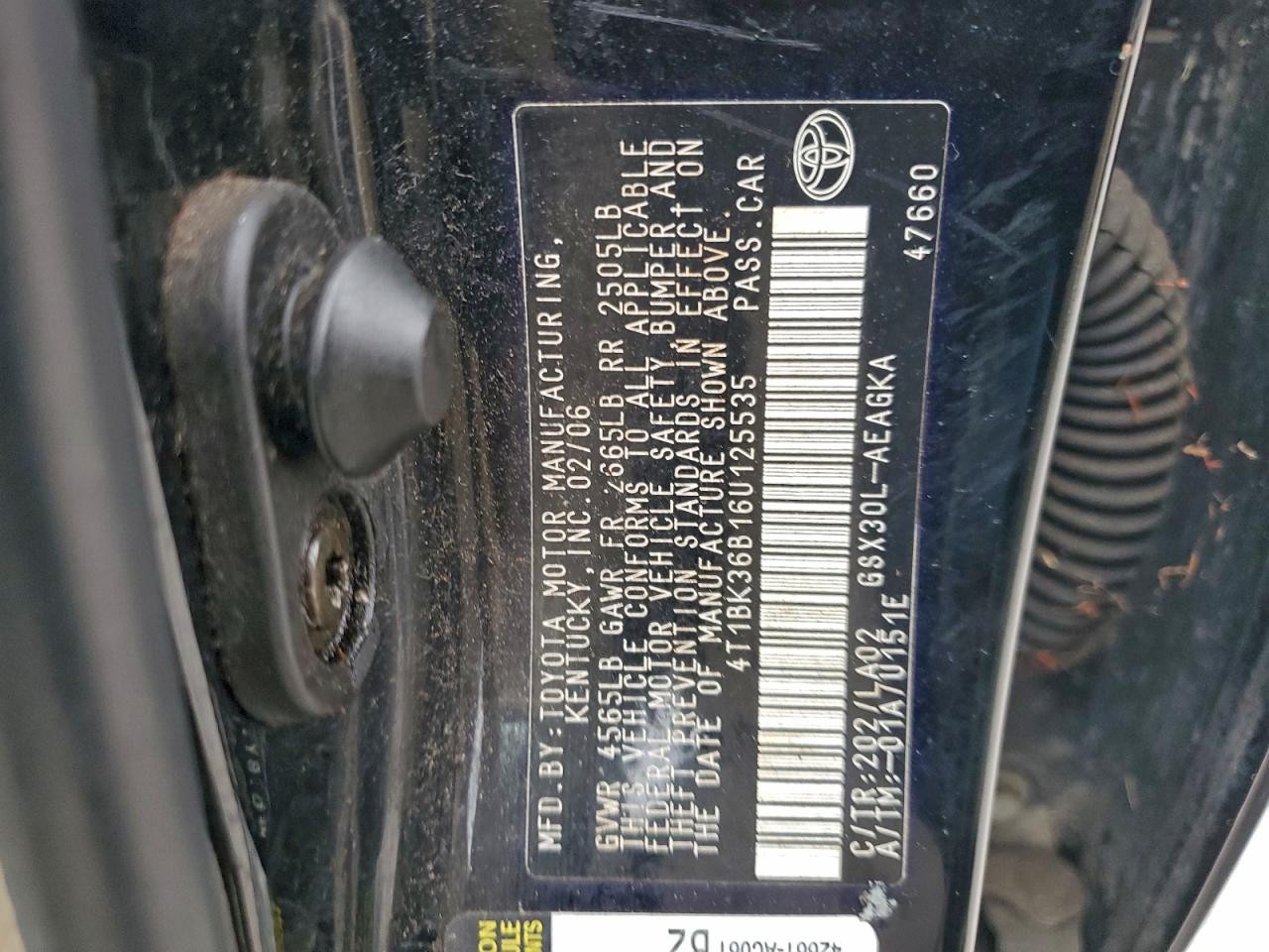 Lot #3297870816 2006 TOYOTA AVALON XL