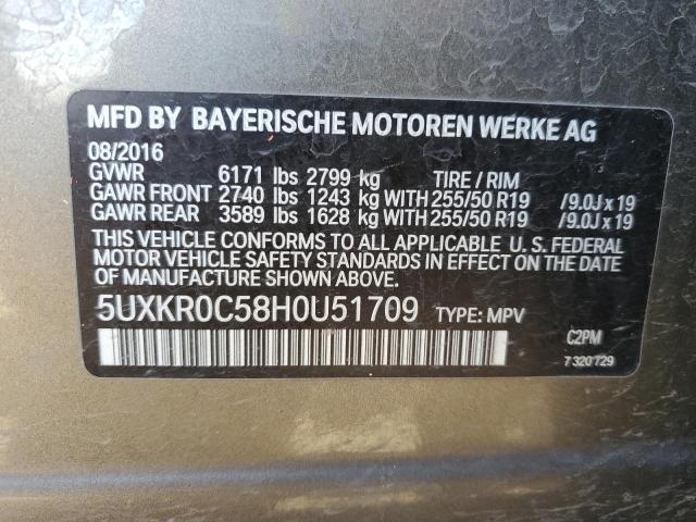 2017 BMW X5 XDRIVE3 #3283821425