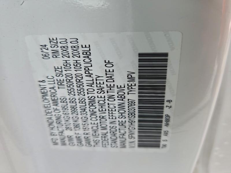 2025 HONDA PILOT BLAC #3301736333