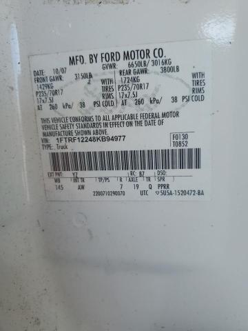 2008 FORD F150 #3305400327