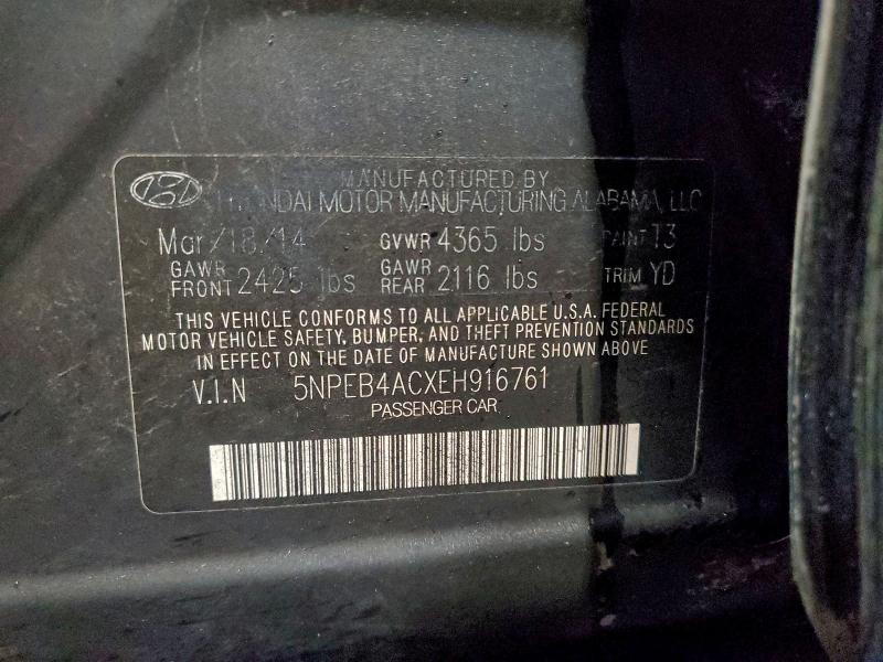 2014 HYUNDAI SONATA GLS #3304538438