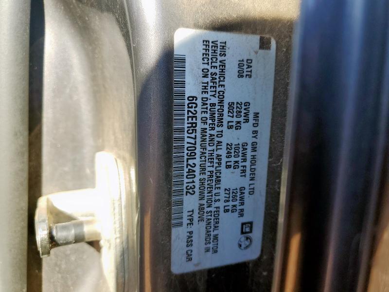 2009 PONTIAC G8 #3284580353