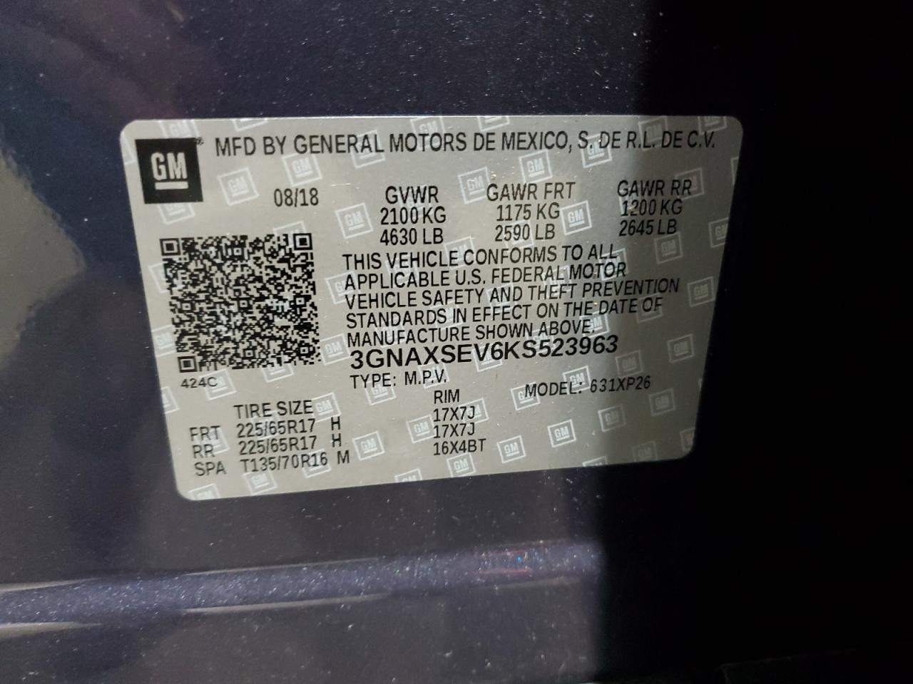 CHEVROLET EQUINOX LS