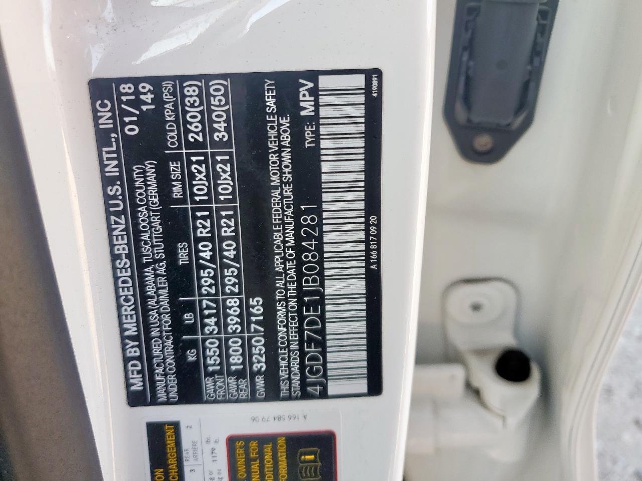 MERCEDES-BENZ GLS-CLASS 550 4MATIC