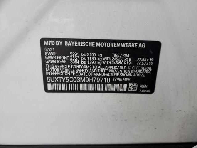 2021 BMW X3 XDRIVE3 #3296305455