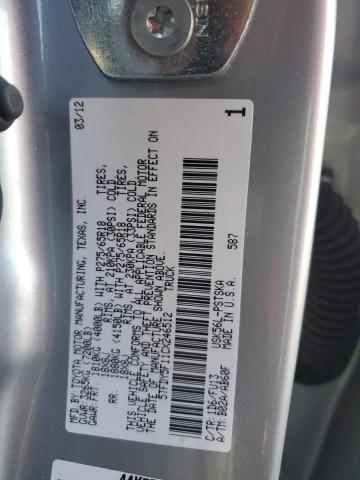 2012 TOYOTA TUNDRA CRE #3309453985