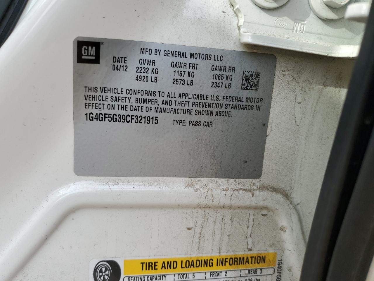 BUICK LACROSSE PREMIUM