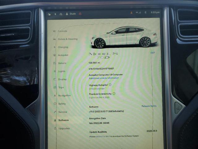 2015 TESLA MODEL S #3297994032