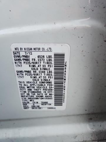 2013 NISSAN ROGUE S - JN8AS5MV1DW105980
