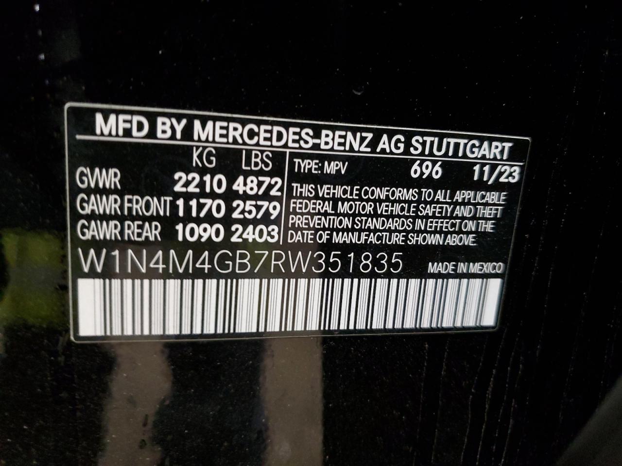 Lot #3303684023 2024 MERCEDES-BENZ GLB 250