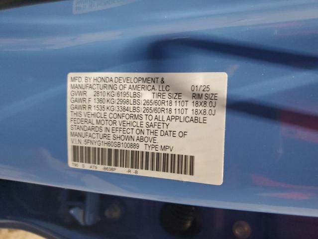 2025 HONDA PILOT TRAI #3304744936