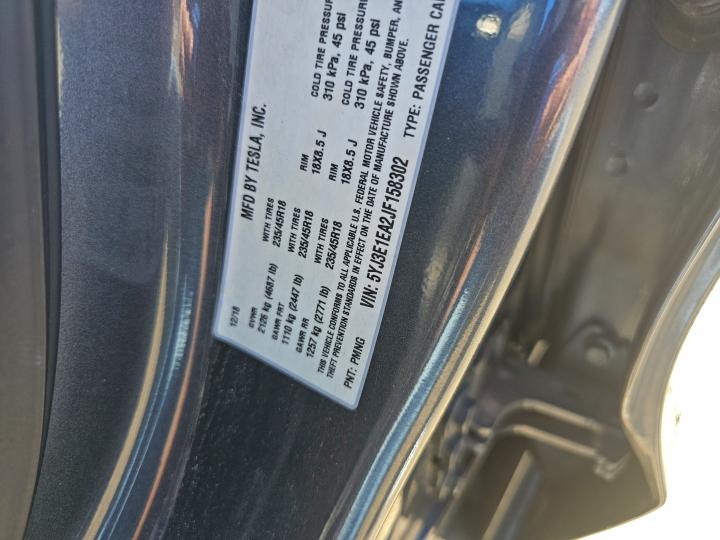 2018 TESLA MODEL 3 #3296881860