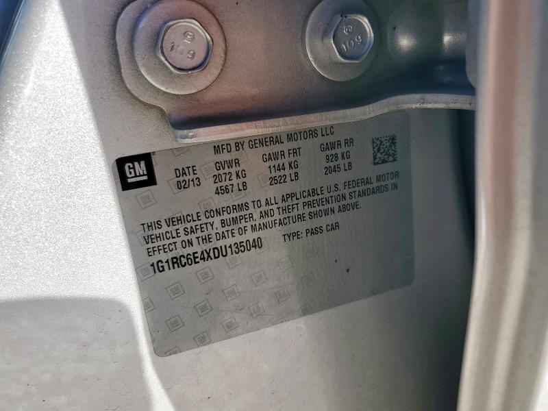 2013 CHEVROLET VOLT - 1G1RC6E4XDU135040