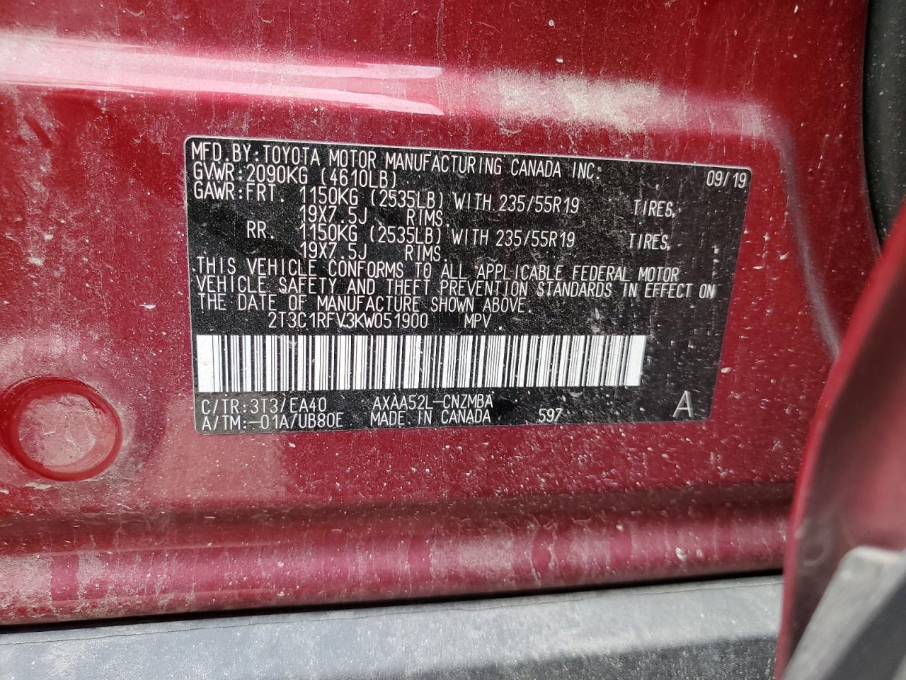 TOYOTA RAV4 XLE PREMIUM