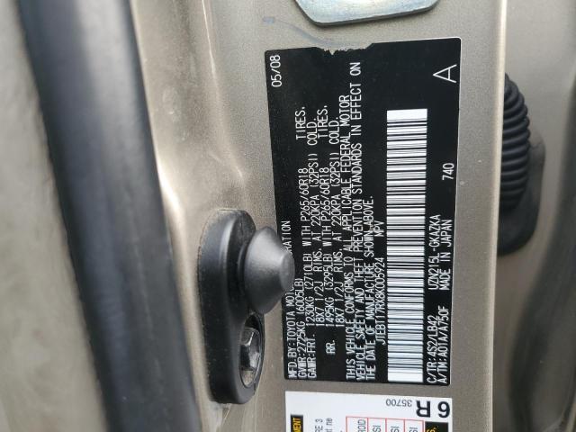 2008 TOYOTA 4RUNNER LI #3294451502