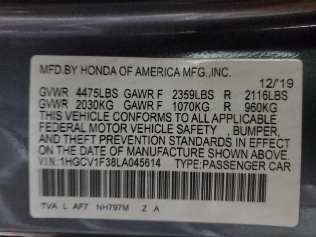 2020 HONDA ACCORD SPO #3305301309