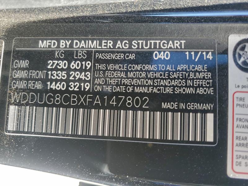 2015 MERCEDES-BENZ S 550 #3303823419