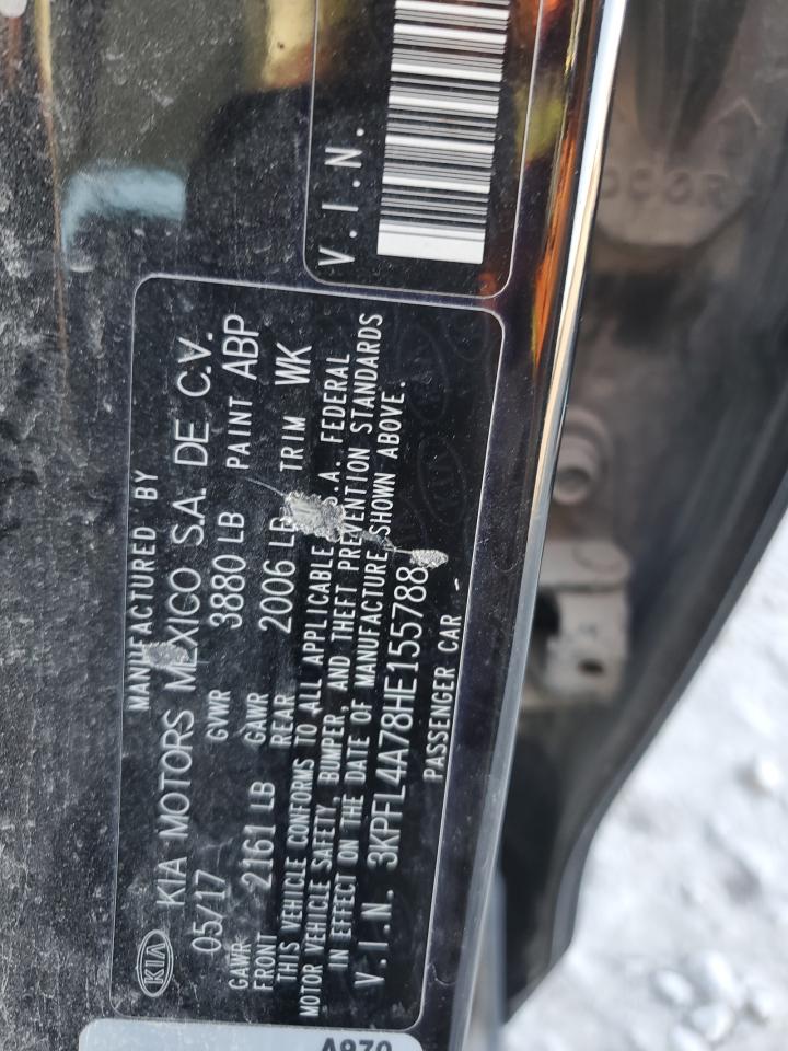 Lot #3301844329 2017 KIA FORTE LX