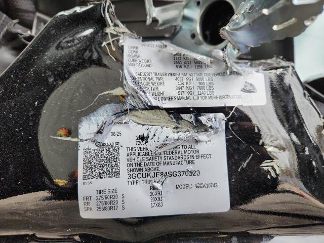 2025 CHEVROLET SILVERADO - 3GCUKJE84SG370320