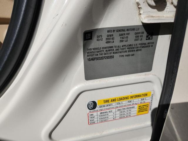 2012 BUICK LACROSSE P #3302688004