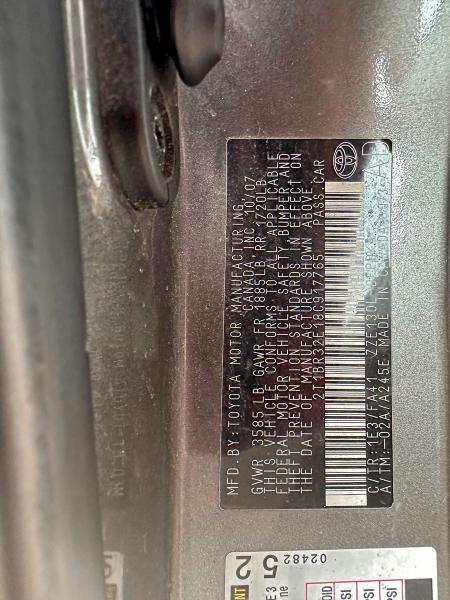 2008 TOYOTA COROLLA CE #3297893800