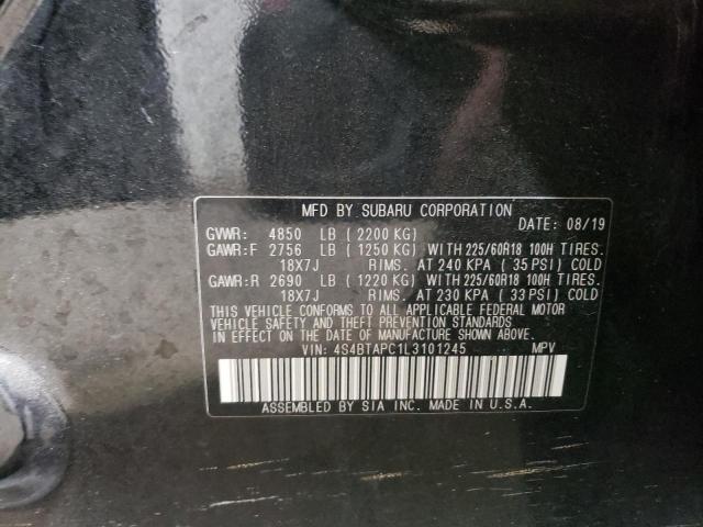 2020 SUBARU OUTBACK TO #3315897085