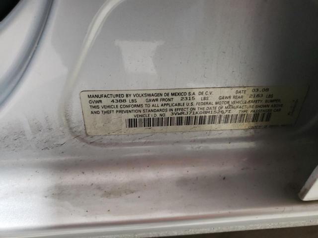 2008 VOLKSWAGEN JETTA WOLF #3303954707