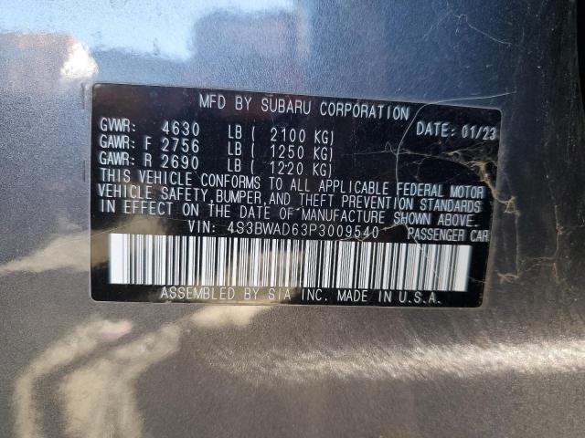 2023 SUBARU LEGACY PRE #3295429927