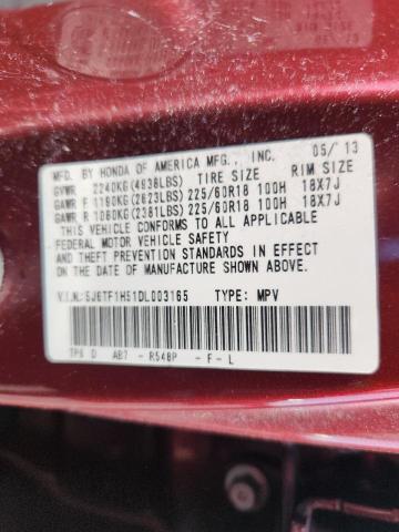 2013 HONDA CROSSTOUR #3296272515