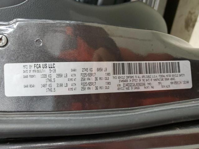 2018 DODGE GRAND CARA - 2C4RDGEG0JR282206