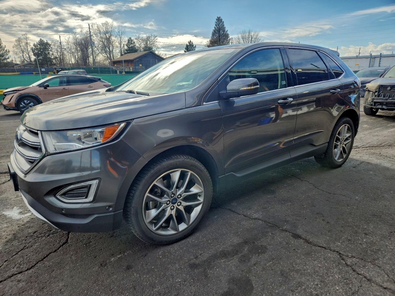 Lot #3302116151 2015 FORD EDGE TITAN