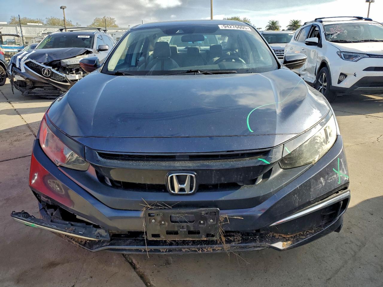 Lot #3312744106 2020 HONDA CIVIC LX