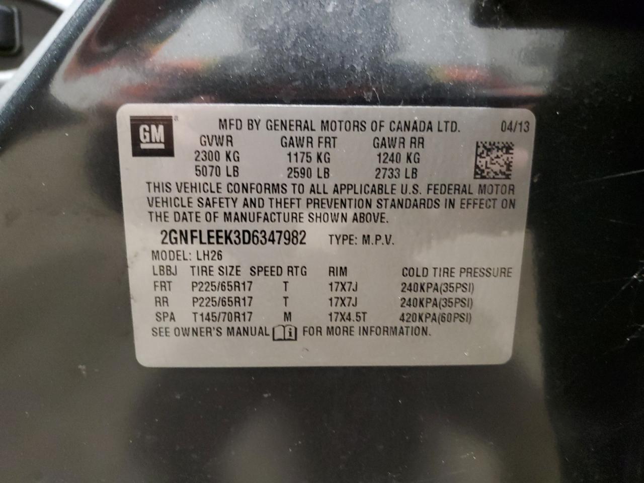 CHEVROLET EQUINOX LT