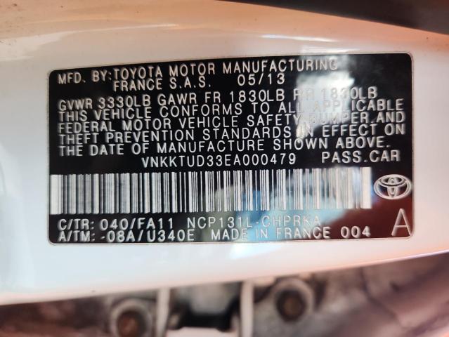 2014 TOYOTA YARIS #3294385148