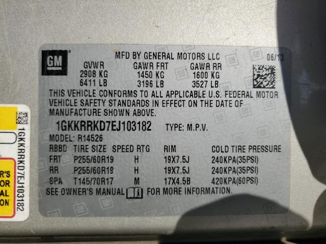 2014 GMC ACADIA SLT #3293435458