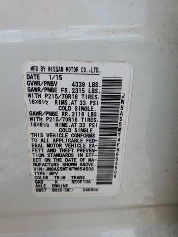 2015 NISSAN ROGUE SELE #3293439440