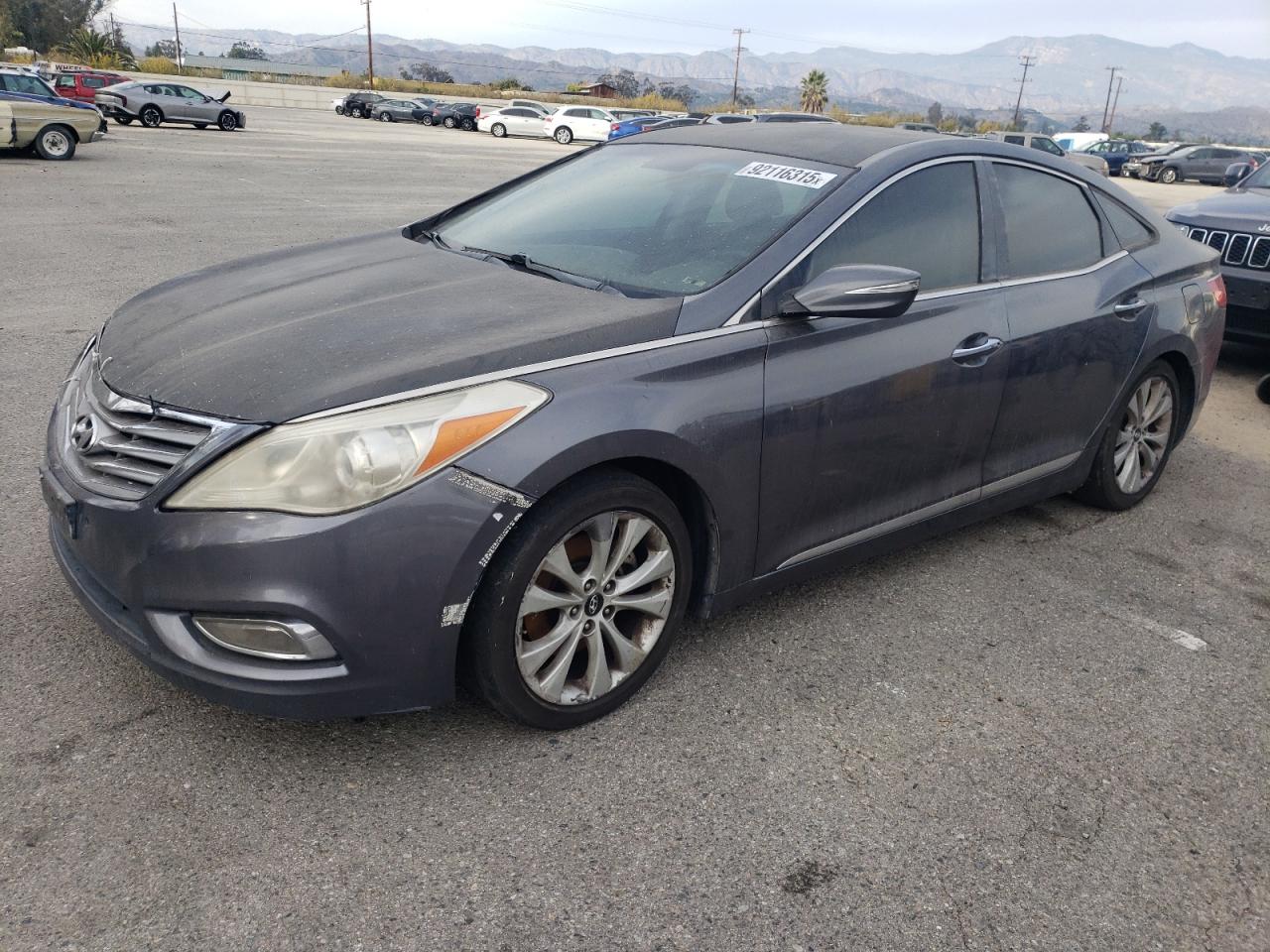 Lot #3285557283 2012 HYUNDAI AZERA GLS
